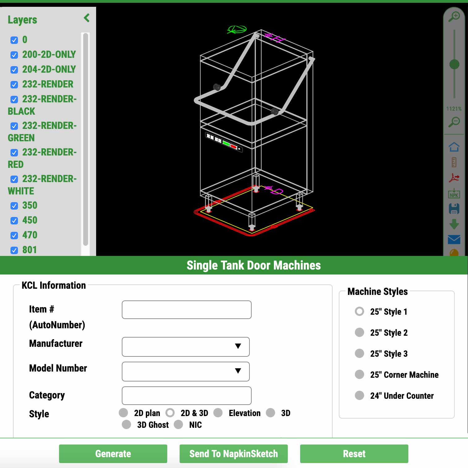 Screenshot of KCL's Custom Blocks feature in NapkinSketch