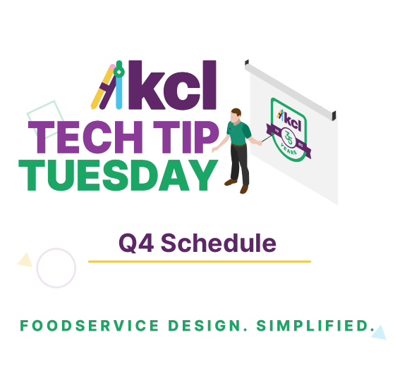 KCL Tech Tip Tuesday - Q4 Webinar Schedule Image