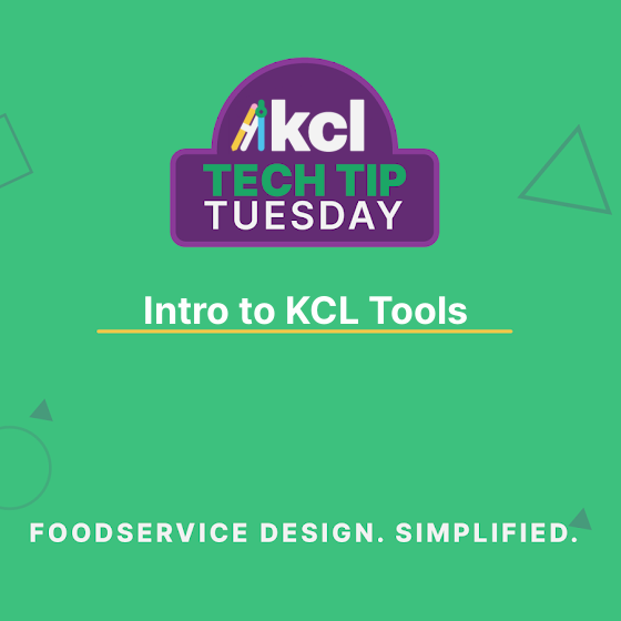 Introduction to KCL Tools - Foodservice design software
