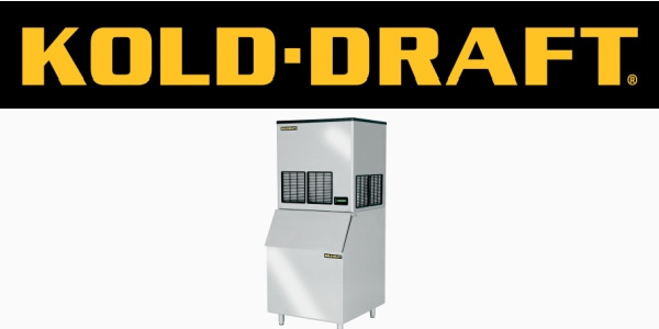 Kold-draft ice machines and bins