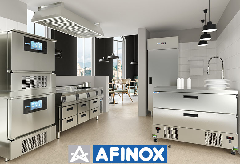 Afinox refrigerators and blast chillers now on KCL foodservice design software
